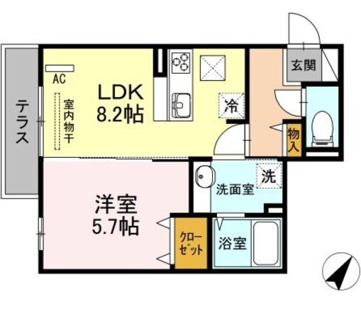 ベローナの物件間取画像